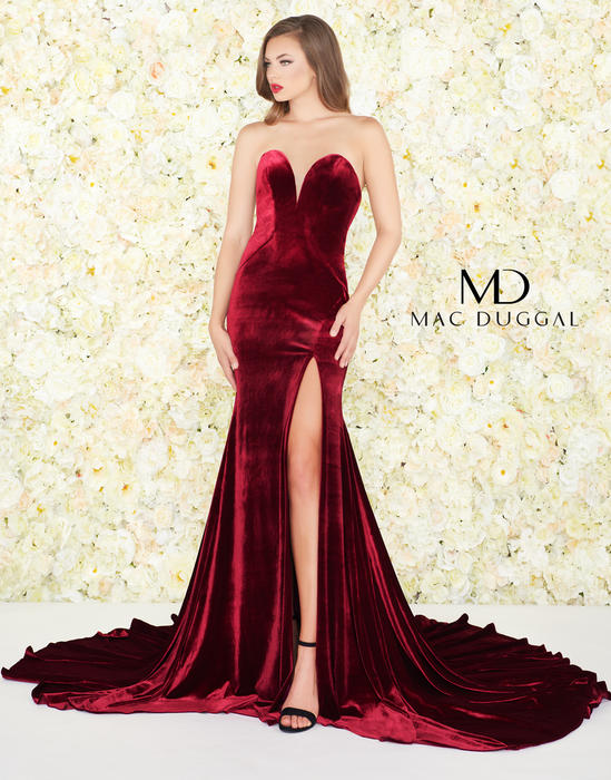 Mac Duggal Black White Red