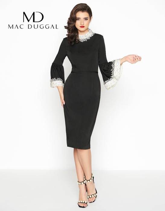 Mac Duggal Black White Red