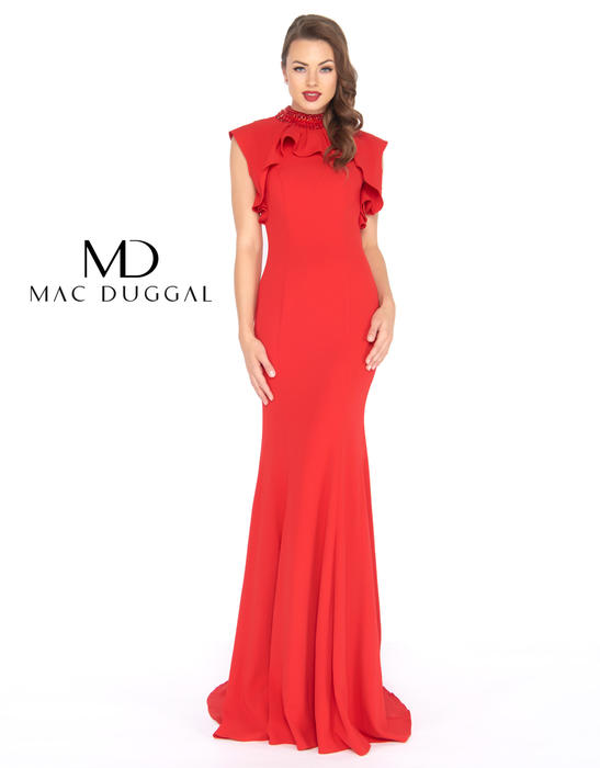 Mac Duggal Black White Red