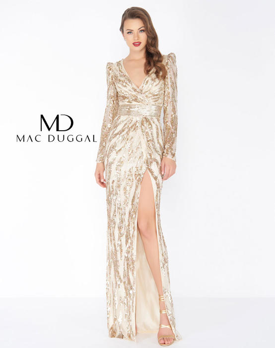 Mac Duggal Black White Red