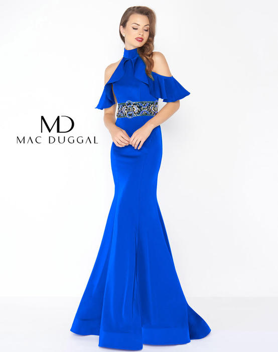 Mac Duggal Black White Red