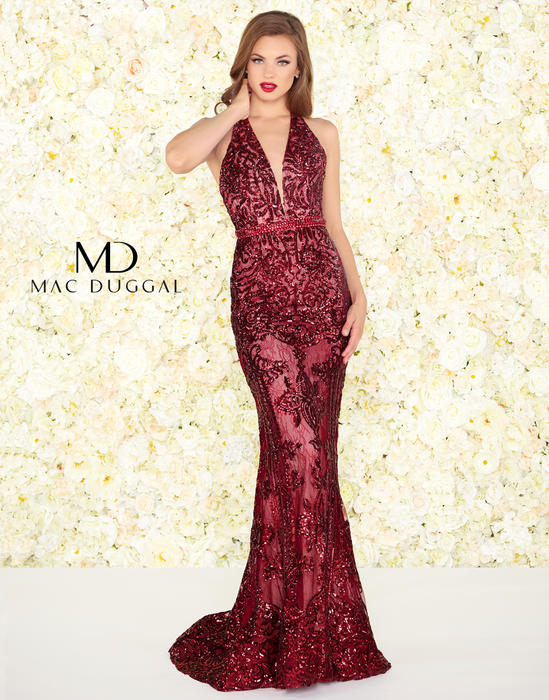 Mac Duggal Black White Red