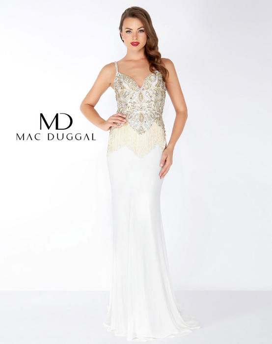 Mac Duggal Black White Red