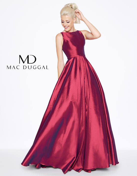 Mac Duggal Black White Red