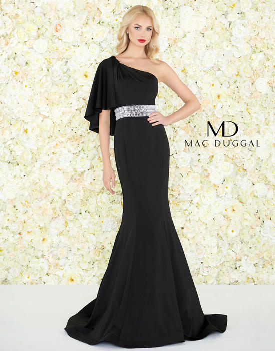 Mac Duggal Black White Red